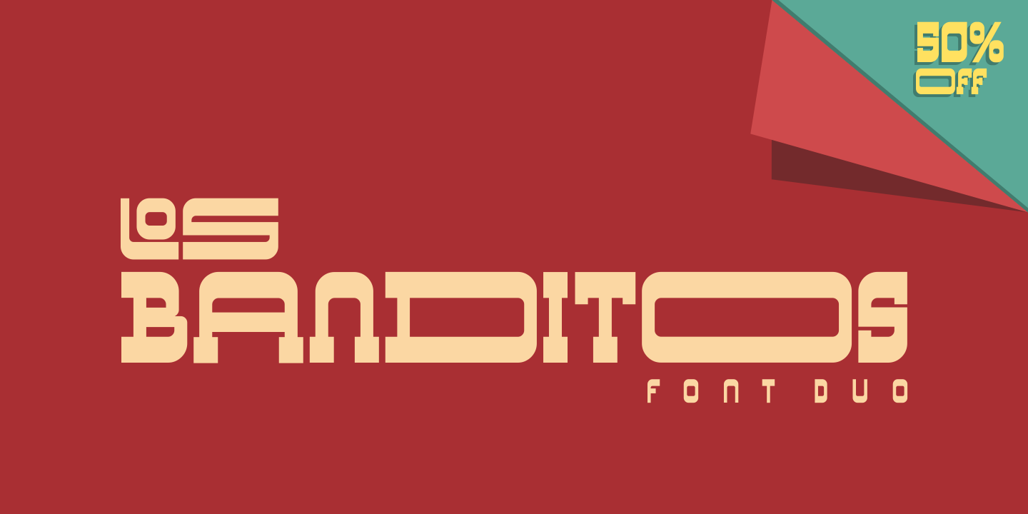 Przykład czcionki Los Banditos Serif